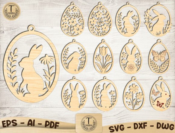 Easter Bunny Egg Ornament SVG Bundle Review