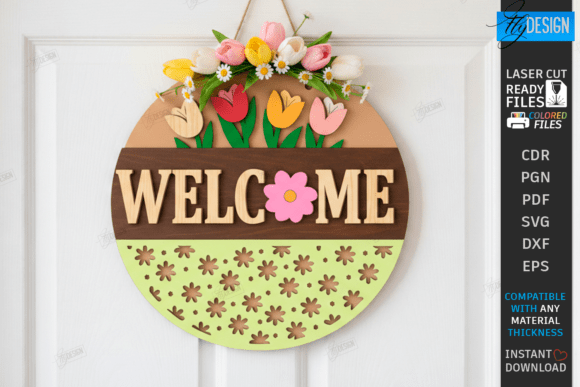 Easter Round Sign Laser Cut Wall Decor Review
