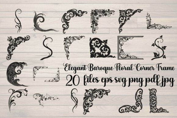 Elegant Baroque Floral Corner Frame Review