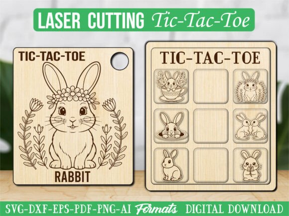 Floral Rabbit Tic Tac Toe Puzzle Game Review