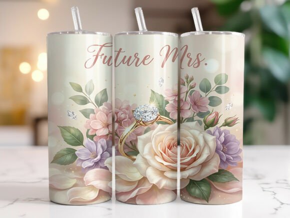 Future Mrs Bridal Floral Tumbler Wrap Review