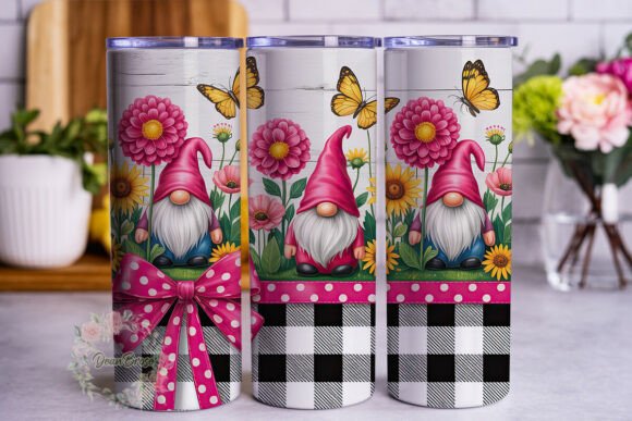 Gnome Garden Floral 20oz Tumbler Wrap Review