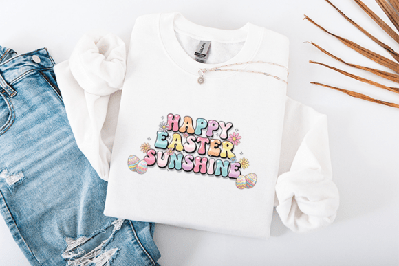 Happy Easter Sunshine SVG Retro Bubble Review