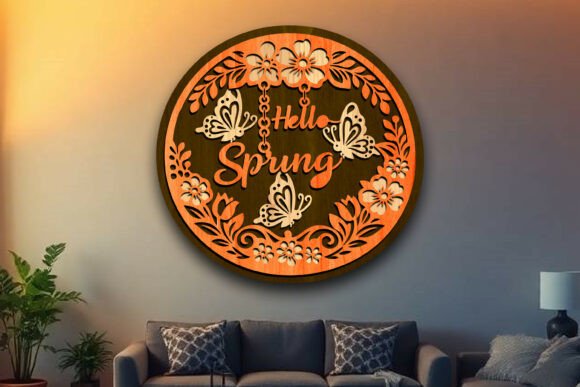 Laser Cut Spring Flower Wall Decor SVG S Review