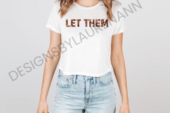 Let Them Brown Floral Mental Health Review