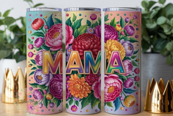 Lush Floral MAMA 20oz Tumbler Wrap Review