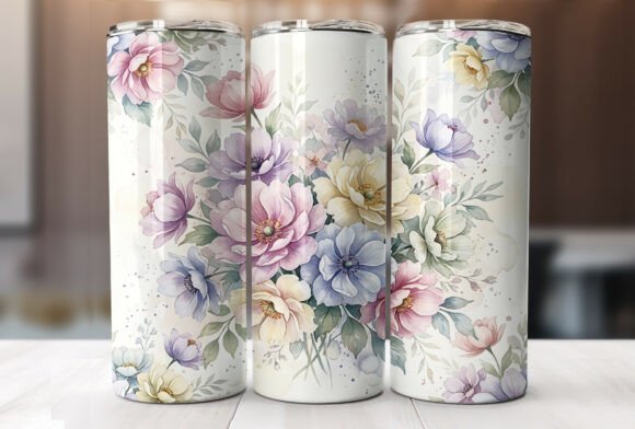 Pastel Spring Floral 20oz Tumbler Wrap Review