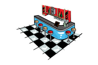Retro Diner Embroidery Design Review