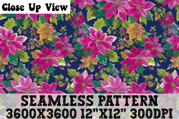 Tropical Poinsettia Floral Pattern Review