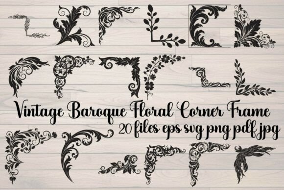 Vintage Baroque Floral Corner Frame Review