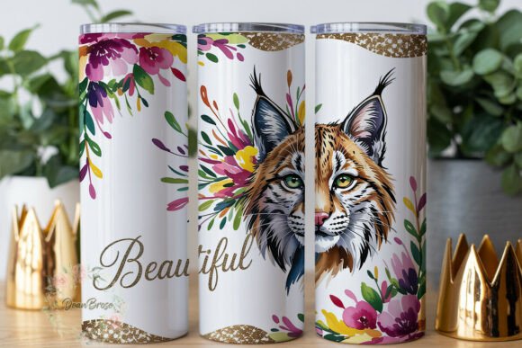 Watercolor Bobcat Floral Review